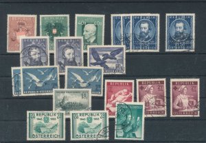 Austria 1940s/50s Birds Nursing Used (20 Items) ZK1960