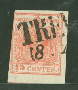 Austria/Lombardy-Venetia #4f Used Single