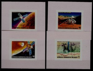 Malagasy 566-69 MNH s/s Space
