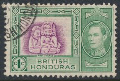 British Honduras  SG 150a SC # 115  Used Violet magenta shade please see scan