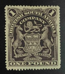 MOMEN: RHODESIA SG #90 1901 MINT OG H £375 LOT #64238