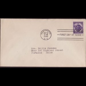 U.S.A. 1946 - FDC - 940 Honorable Discharge