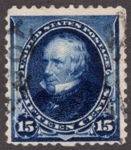 United States Scott #227 Used LC NH NG. Strong color. Nice example.