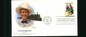 #1755 Jimmie Rodgers - Fleetwood Cachet BD!