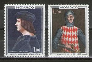 Monaco 674-675 MNH