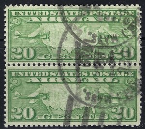 U.S. C9 Used Vertical Pair; SCV $4.00