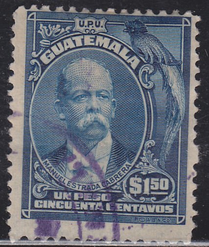 Guatemala 161 Manuel Estrada Cabrera 1918