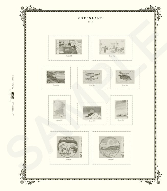 Scott Greenland Stamp Album (1929 - 2019)