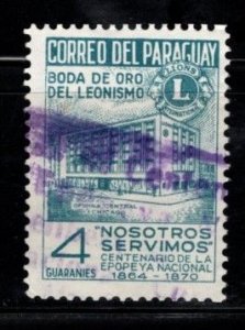 Paraguay - #1020 Lions International - Used