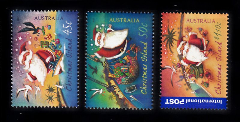 Christmas Islands Scott #464-466 MNH