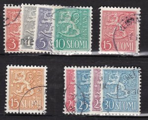 FINLAND^^^^#  314//323   x10  used  LIONS CLASSICS  @ dccc560finl 