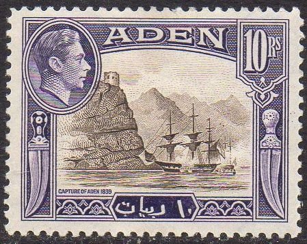 Aden 1939 10r Capture of Aden, 1839 MH