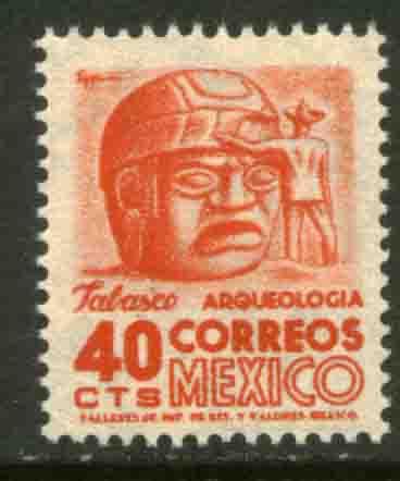 MEXICO 862, 40cents 1950 Definitive 1st Printing wmk 279. MINT, NH. F-VF.