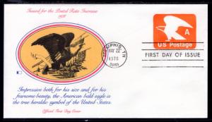 US U580 A Eagle Fleetwood U/A FDC