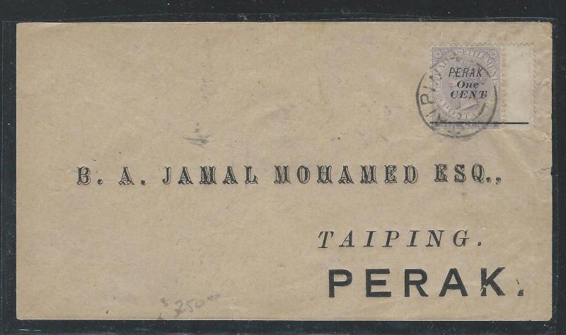 MALAYA PERAK  (P2308B) V 1C/6C TO TAIPING