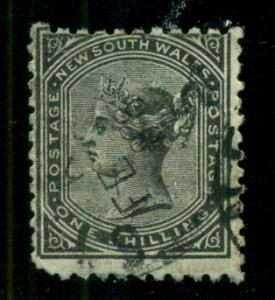 New South Wales 1871 #68d U SCV(2018) = $325.00