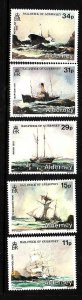 Alderney-Sc#32-6-unused NH set-Shipwrecks-id2-1987-