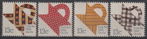 U.S.  Scott# 1745-8 1978 VF MNH Quilts