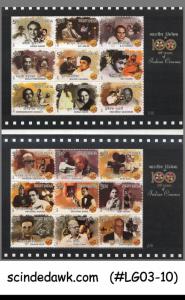 INDIA - 2013 100YRS OF INDIA CINEMA / MOVIES - FOLDER -  6-M/S MNH AND 1-FDC