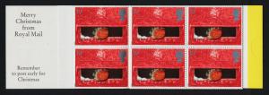 Great Britain 1634a Booklet BK859 MNH Christmas, Bird, Robin