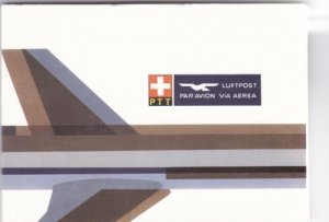 Switzerland Special 50 Year Jubilee Swiss  Five Air Flights Covers set R21361