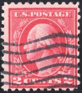SC#425 2¢ Washington Single (1914) Used