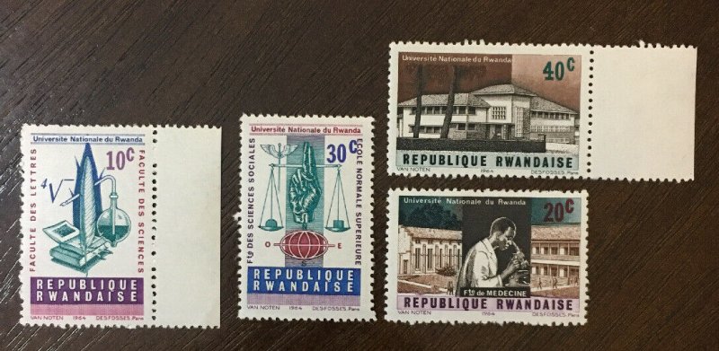 Vintage Postage Stamp REPUBLIQUE RWANDAISE ,old Stamps,MNH 1964