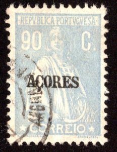Azores Scott 218 Used.