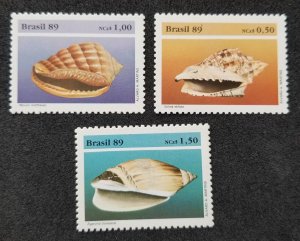 Brazil Nature Preservation Sea Snail 1989 Shell Marine Life Seashell (stamp) MNH