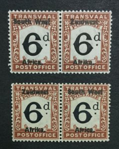 MOMEN: SOUTH WEST AFRICA SG #D14 1923-6 MINT OG H LOT #195858-3849