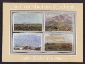 South Africa-Sc#508a-unused NH sheet-Volschenk Paintings-197