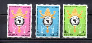 Sudan 314-316 MNH