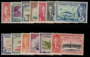 CAYMAN ISLANDS GVI SG135-147, 1950 complete set, M MINT. Cat £90.