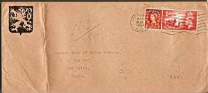 Great Britain - Morocco Agencies 1954 ½d QE II Stamp on Cover cricklewood to...