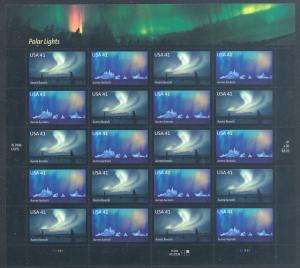 US 4204a MNH - Polar Lights - Sheet