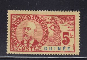 Fr. Guinea Scott # 47 VF OG mint hinged nice color scv $ 60 see pic !