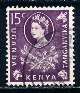 Kenya Uganda & Tanganyika #122 Single Used