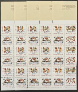 Sweden 1983 #1477a Booklet, Wholesale lot of 5, MNH,CV $60.