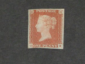 GREAT BRITAIN, SCOTT# 3, MINT HINGED 