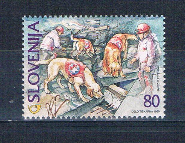 Slovenia 350 MNH Rescue Dogs 1999 (S0979)+