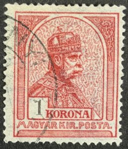 Hungary, 1913-1916, SC#101, Franz Josef I, Used, F