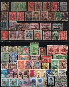 Siam Thailand used stamps very old postmarks cancel postmarks for study