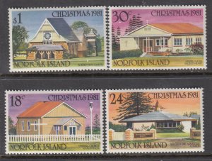 Norfolk Island 283-286 Christmas MNH VF