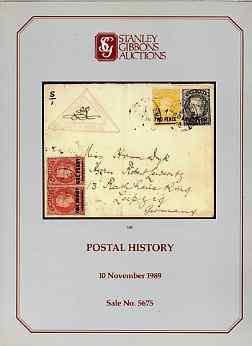 Auction Catalogue - Postal History - Stanley Gibbons 10 N...