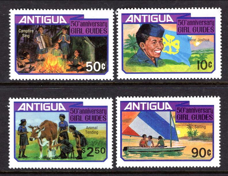 Antigua 628-631 Girl Guides MNH VF