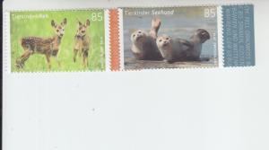 2018 Germany Deer & Seal Baby Animals (2) (Scott 3017-18) MNH