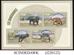 NIGER - 2014 DINOSAUR / PRE HISTORIC ANIMAL MIN/SHT MNH