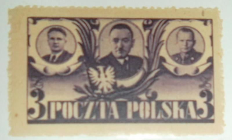 POLAND 1946 BIERUT MORAWSKI & ZYMIERSKI SCOTT #391 MNH