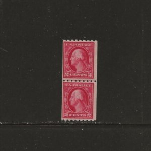 US Scotts #411 Line pair Fine/Very Fine MNH Cat. Value $125.00              #142