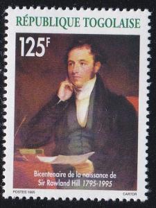 Togo # 1669, Sir Rowland Hill, NH, Half Cat.